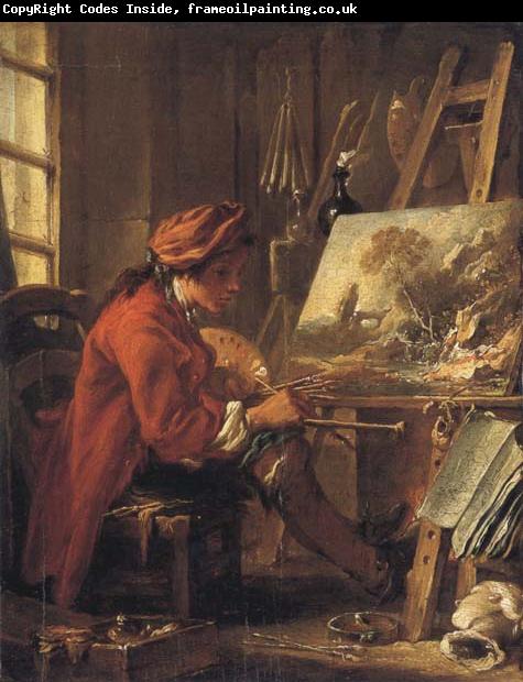 Francois Boucher Young Artist in his Studion